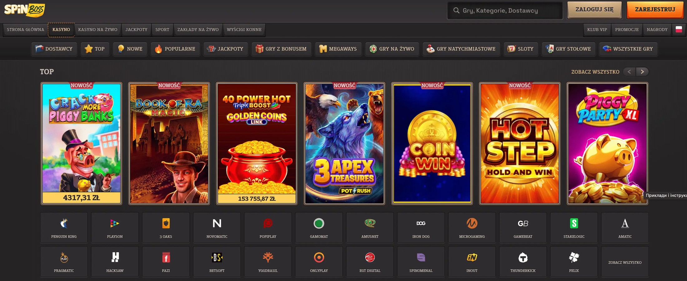 Casino SpinBoss